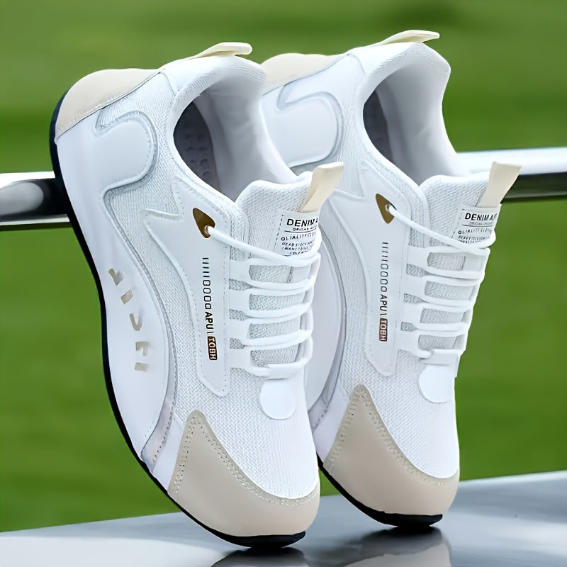 “Zamonaviy Erkaklar Rangli Blokli Krossovkalar, Tashqi Faoliyatlar Uchun Mustahkam va Qulay”