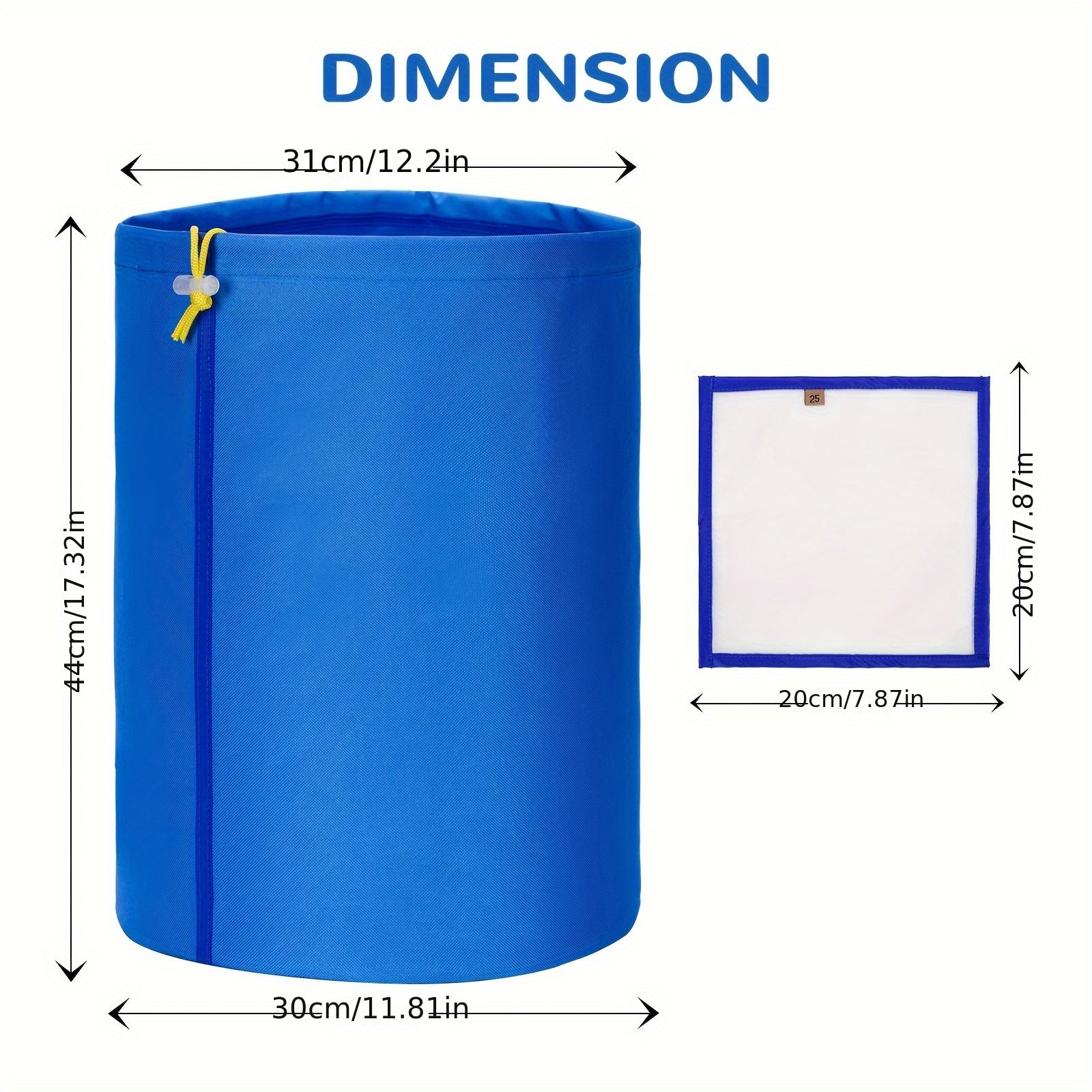 Tarmoq sumkalaridan iborat to'plam, bosish ekraniga va saqlashga ega, o'simlik muz hashlarini tayyorlash, essensiyani chiqarish va 5-gallonli pufak filtridan foydalanib bog'dorchilik uchun mukammal.
