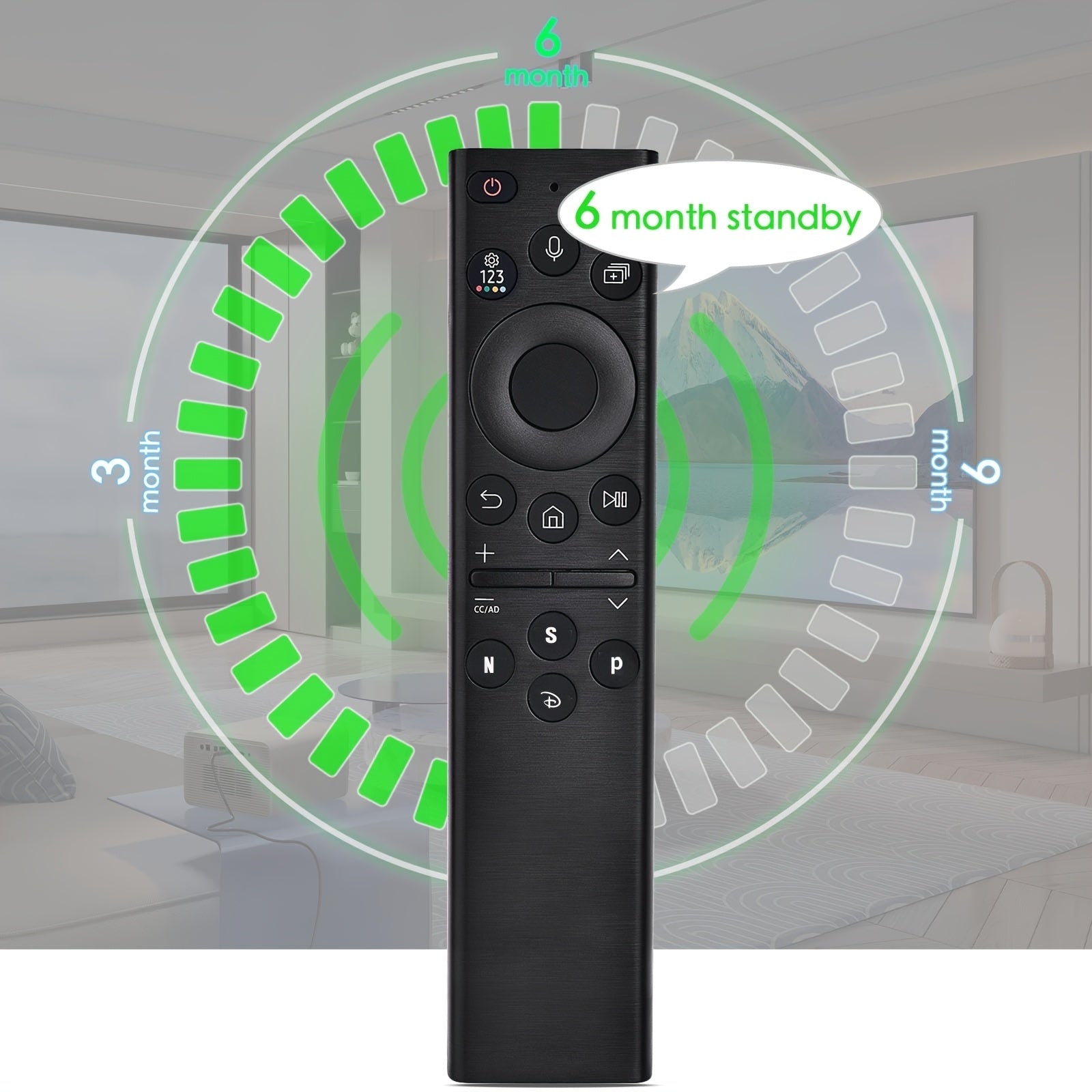 2022 Model Voice Remote Control for Samsung Smart TV Infrared Wireless Voice Search Battery Not Included