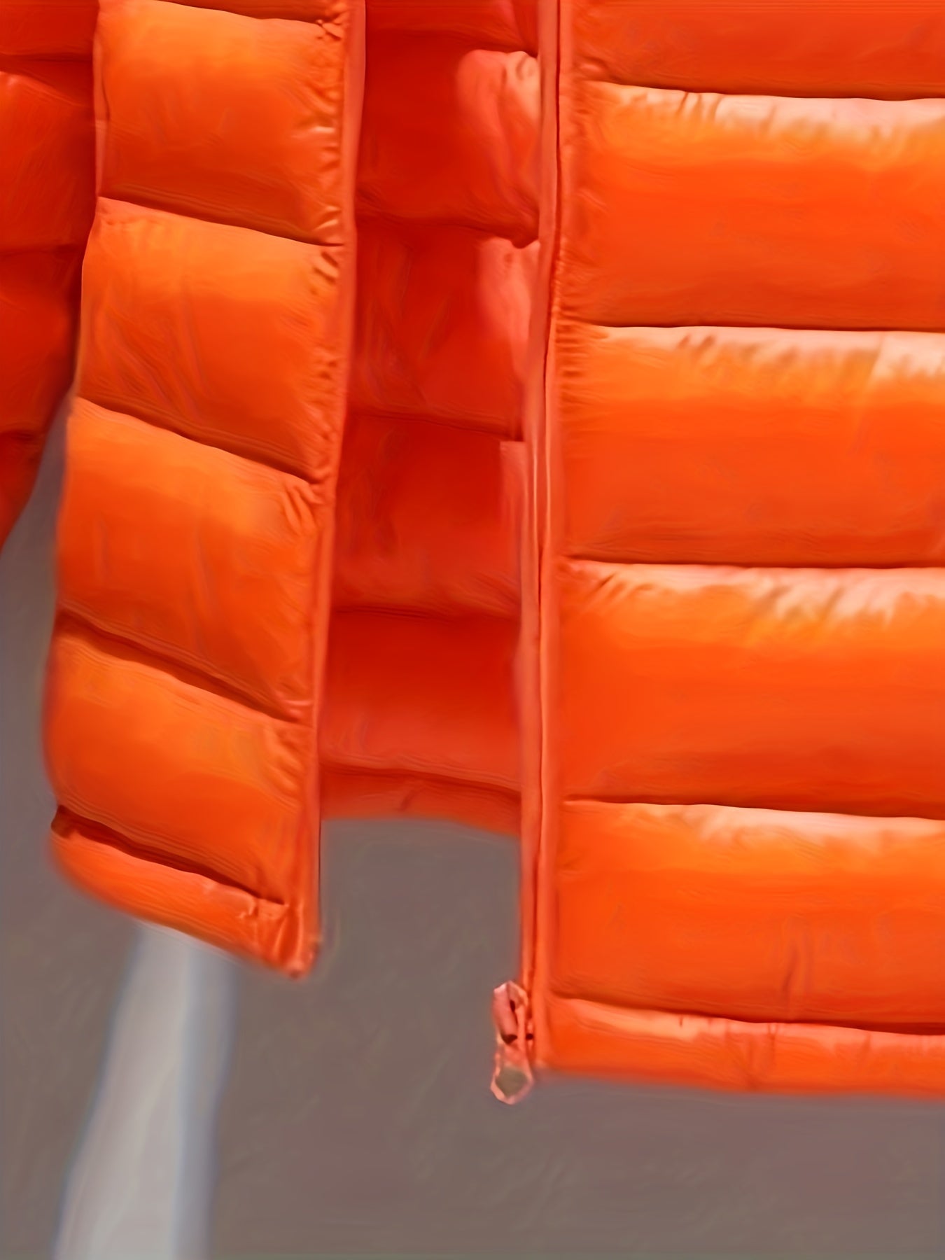 Детская пуховка из полиэстера с капюшоном, молния, однотонный цвет, осень-зима, для мальчиков