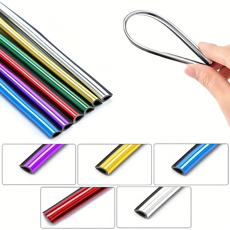 10PCS Car Air Conditioner Outlet Decorative U Shape Moulding Trim Strips Edge Protector