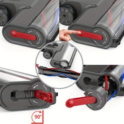 LED chiroqlar va magnit bilan simsiz changyutgich uchun pol choʻtqisi qoʻshimchasi