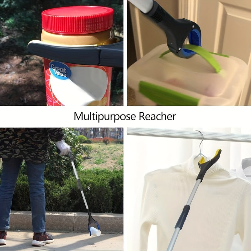 Heavy-Duty Elderly Extendable Garbage Picker 32-Inch Metal Grabber Tool