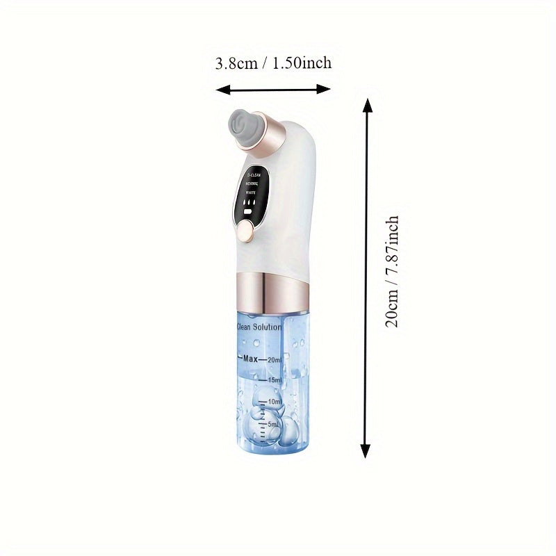 USB Rechargeable Facial Cleansing Device for Blackhead and Pore Removal