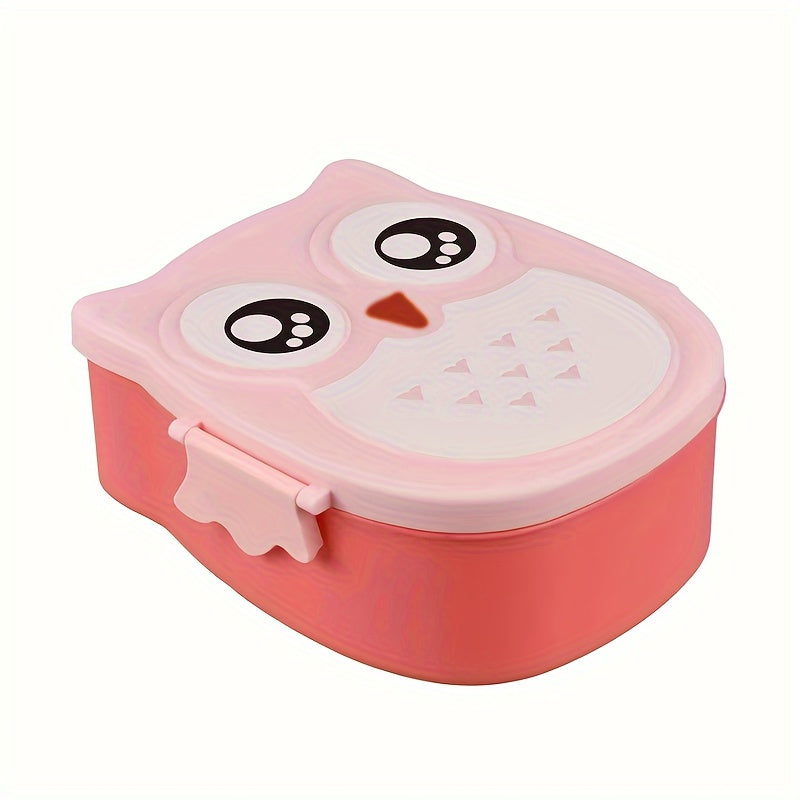 Owl-Shaped Lunch Box BPA-Free Microwave Safe Kids Adults School Work Outdoor