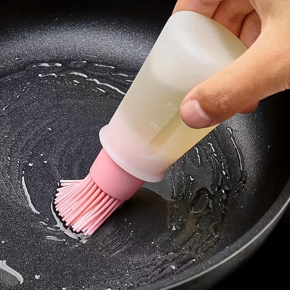 Silicone Basting Brush with Oil Dispenser for BBQ and Baking Food Grade Organic Silicone