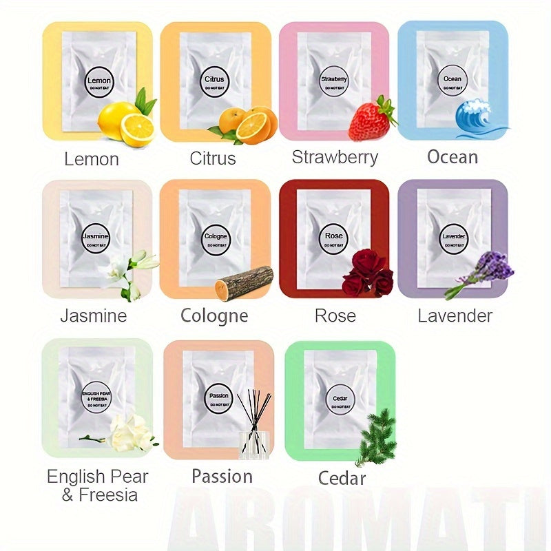 Qattiq avtomobil havo tozalash tabletkalarining almashtirish paketi, konditsioner ventlari uchun