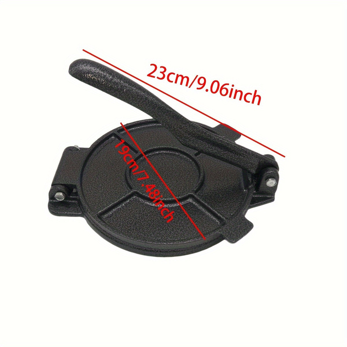 7.5-Inch Cast Iron Tortilla Press Manual Corn Dough Maker for Tortillas Sopes