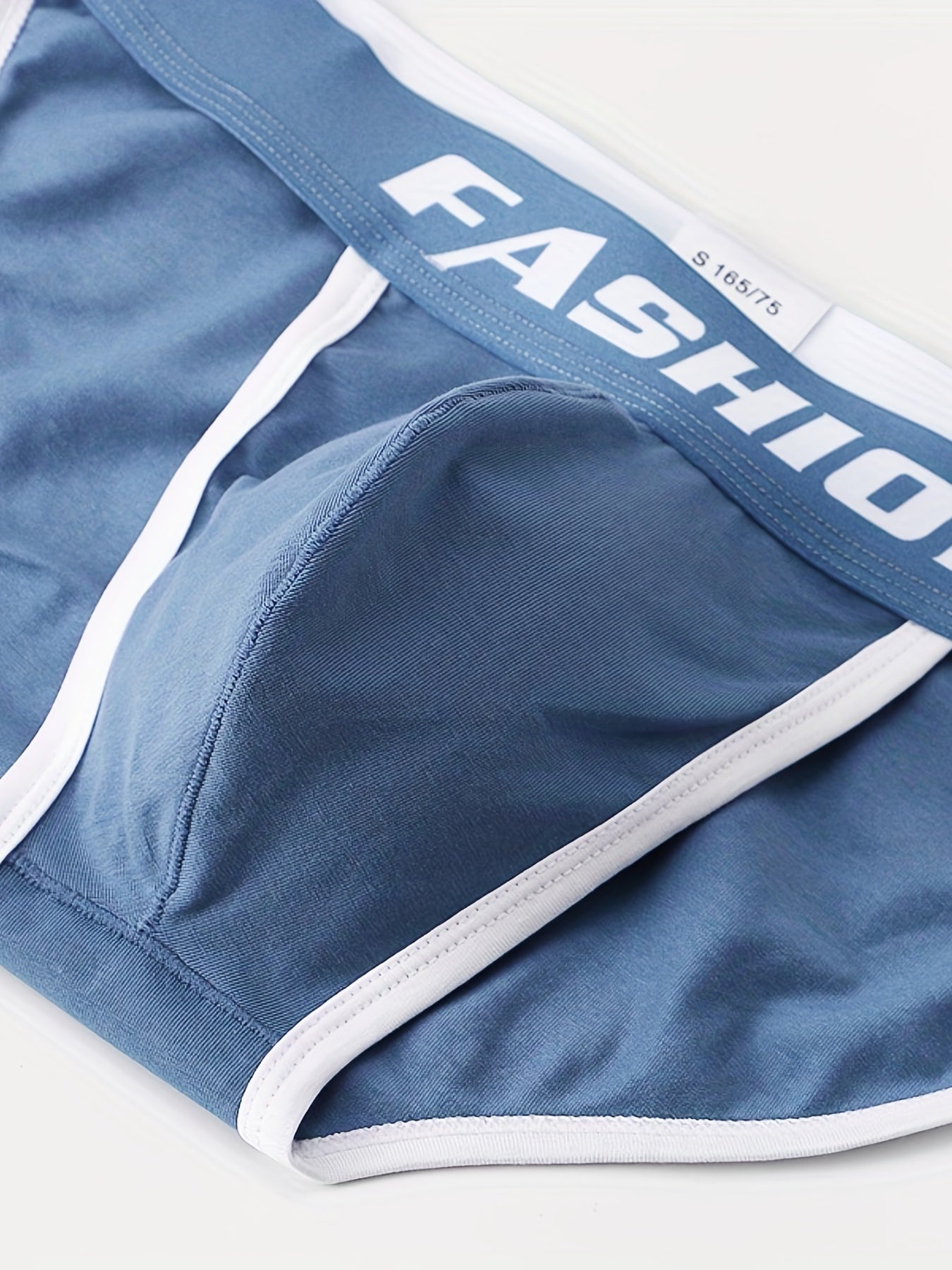 Men's Cotton Briefs with U Convex Design Breathable Comfortable 4 Pack