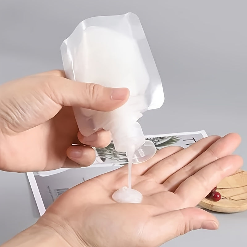 Travel Squeeze Pouches Refillable Lotion Shampoo Containers Leakproof 30/50/100ml