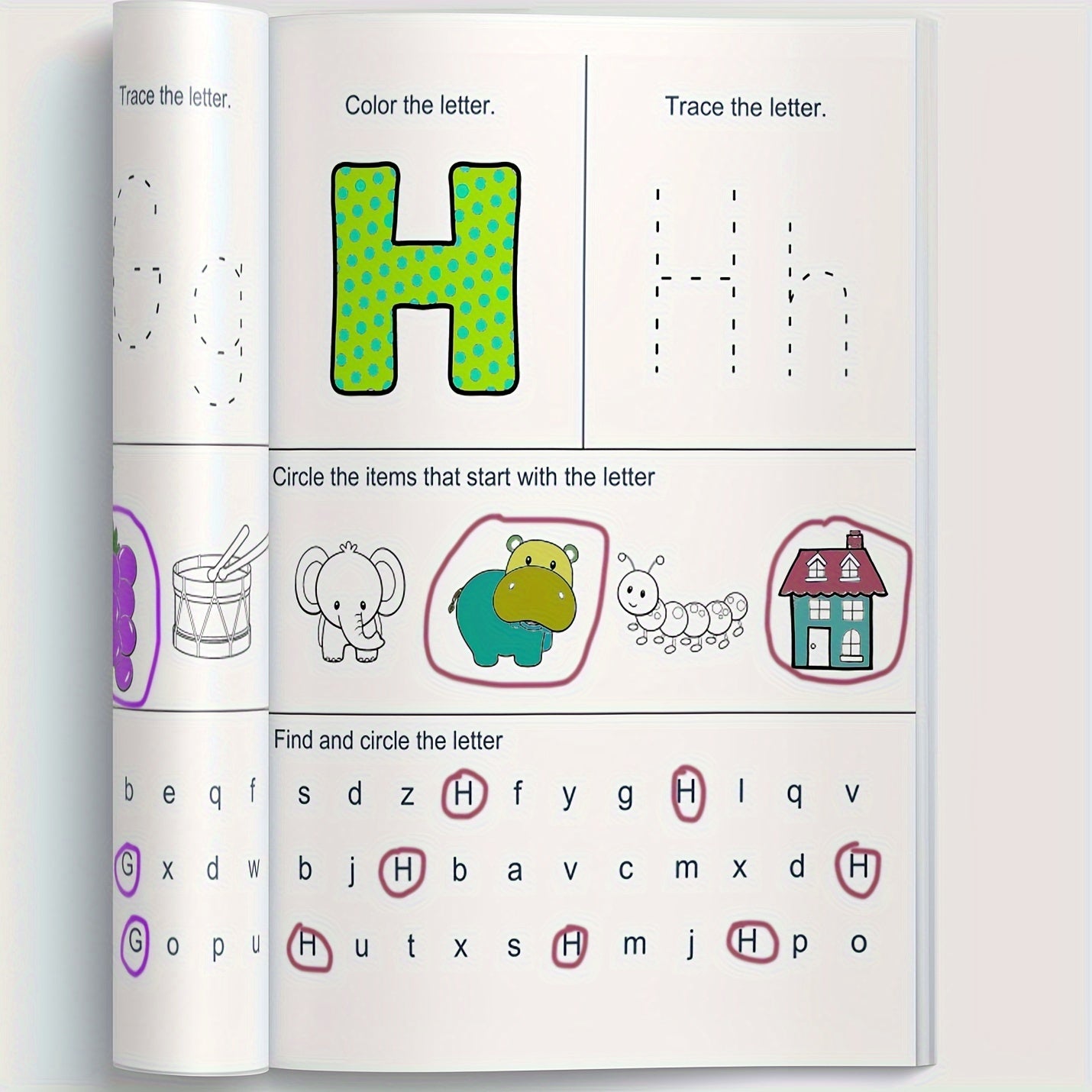 Children's Alphabet Book for Cognitive Development Ages 5+ Educational Learning Material