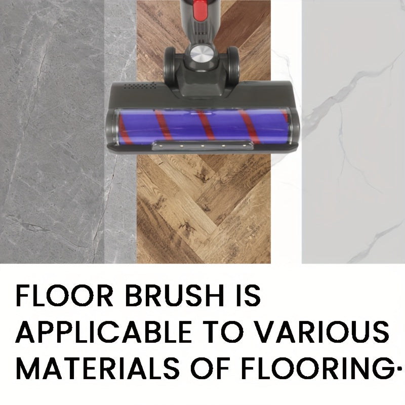 V7 V8 V10 V11 V15 Qattiq Polni O'zgartirish uchun Chang Soruvchi Bosh, 4 LED Chiroq bilan, Qattiq Pollar va Past To'plangan Gilamlar uchun Elektr Chang Soruvchilar bilan Mos, Zaryadsiz Quvvat Rejimi, Batareya Kerak emas