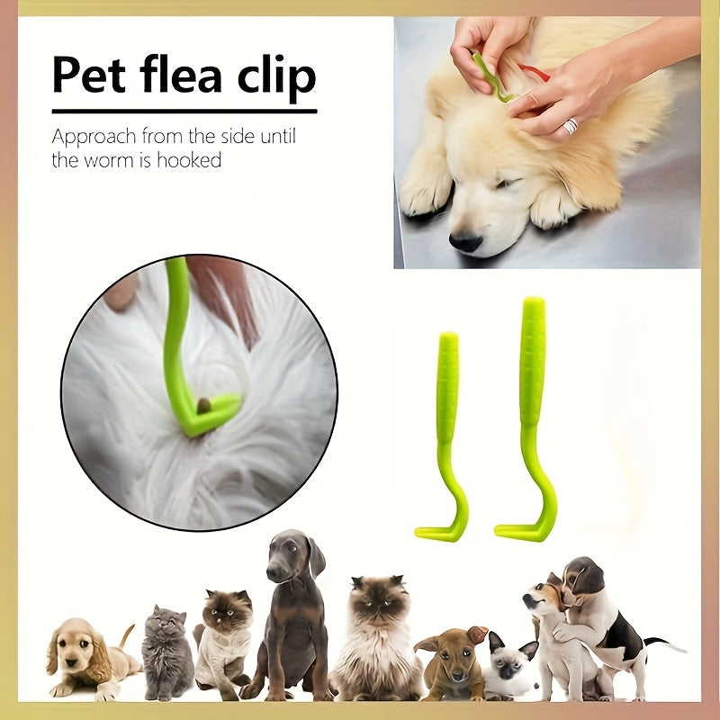 3pcs Pest Tick Remover Kit for Dogs Cats and Humans Easy Plastic Painless Safe