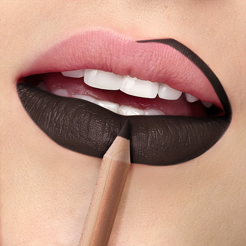 Set de perfiladores de labios mate impermeables para mujer, 24 colores, lápiz de labios de larga duración