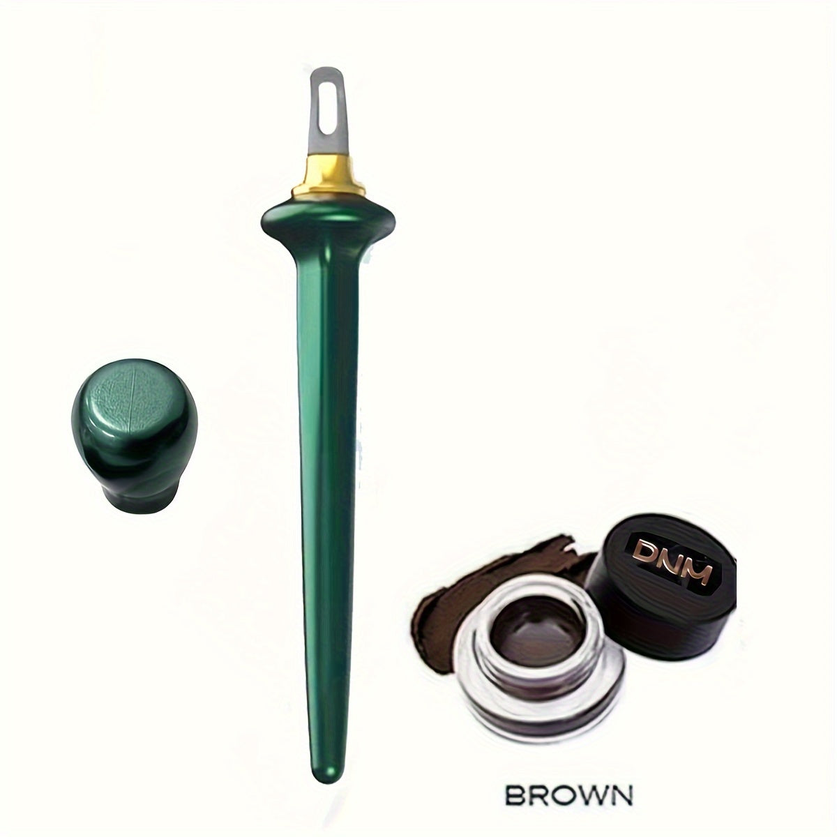 Kit de aplicadores de delineador de silicona reutilizables para mujer, a prueba de agua, sin deslizamiento