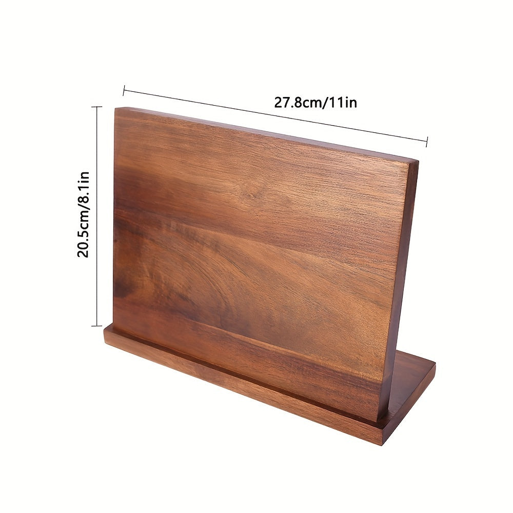 Ko'p funksiyali yog'och magnit pichoq blok ushlagichi, samarali uy oshxona tashkiloti uchun kuchli kuchaytirilgan magnitlar, pichoq saqlash bloki, magnit pichoq ushlagichlar