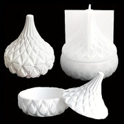 Silicone Candle Mold Set for Making Creative Candle Holders and Storage Jars