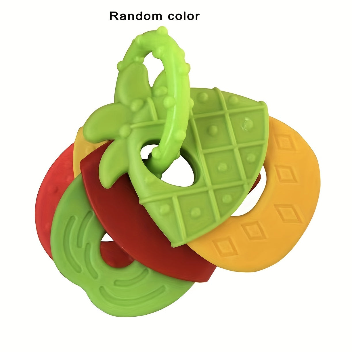 Colorful ABS Resin Teething Toys for Babies 0-3 Years Old