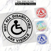 Barcha nogironliklar ko'rinmaydi. Eshiklar va derazalar uchun vinil stiker.