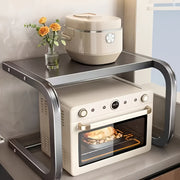 Kengaytiriladigan karbon po'latdan yasalgan mikroto'lqinli pech uchun javon, oshxona uchun stol usti saqlash