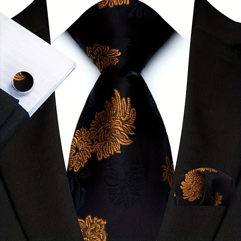  erkaklar uchun Paisley galstuk, manşetlinks va paypoq to'plami sovg'a uchun