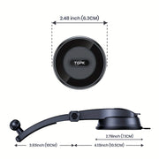 Magnetic Car Phone Mount Universal Adjustable Horizontal and Vertical Hold