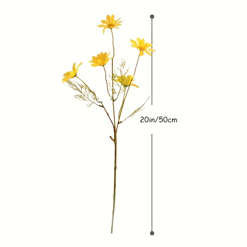 Artificial Daisy Bouquets Bulk Pack for Home Decor Weddings and Parties