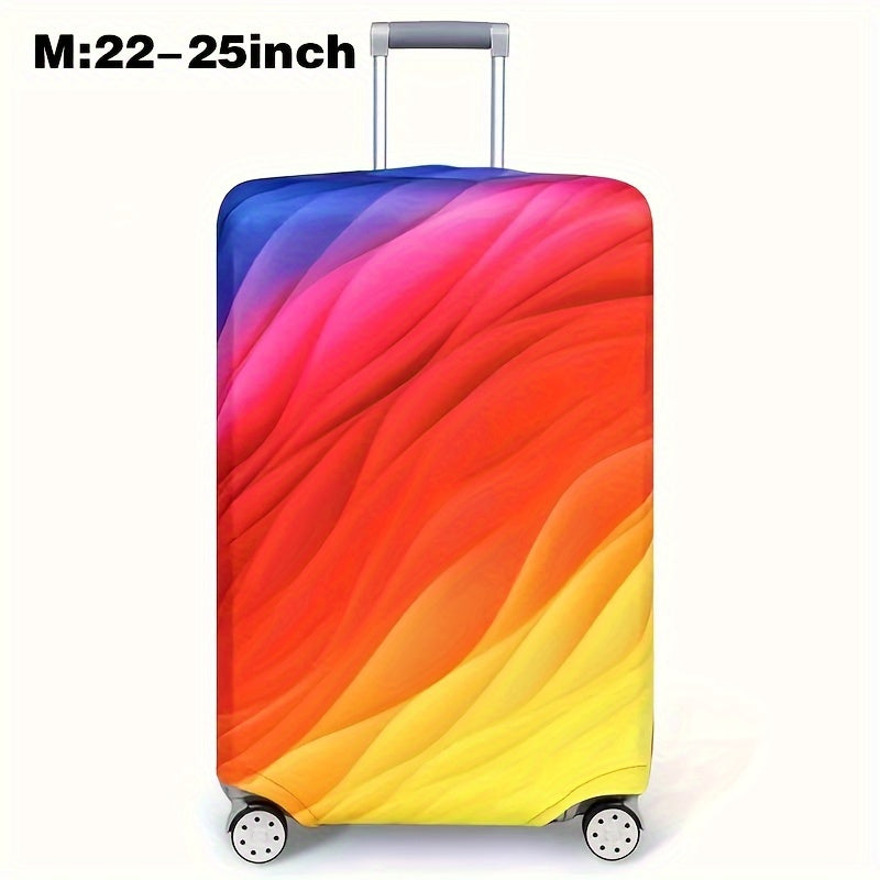 Cartoon Patterned Elastic Luggage Cover for Travel Suitcase or Duffle Case