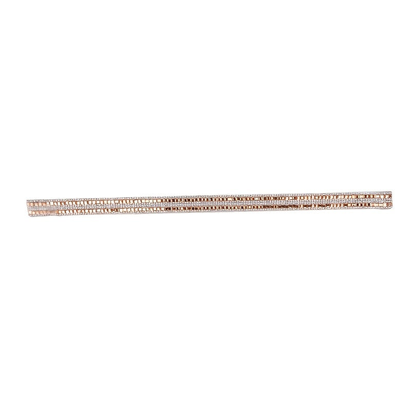Self-Adhesive Rhinestone Strips for Car Decoration Silver Crystal Trim