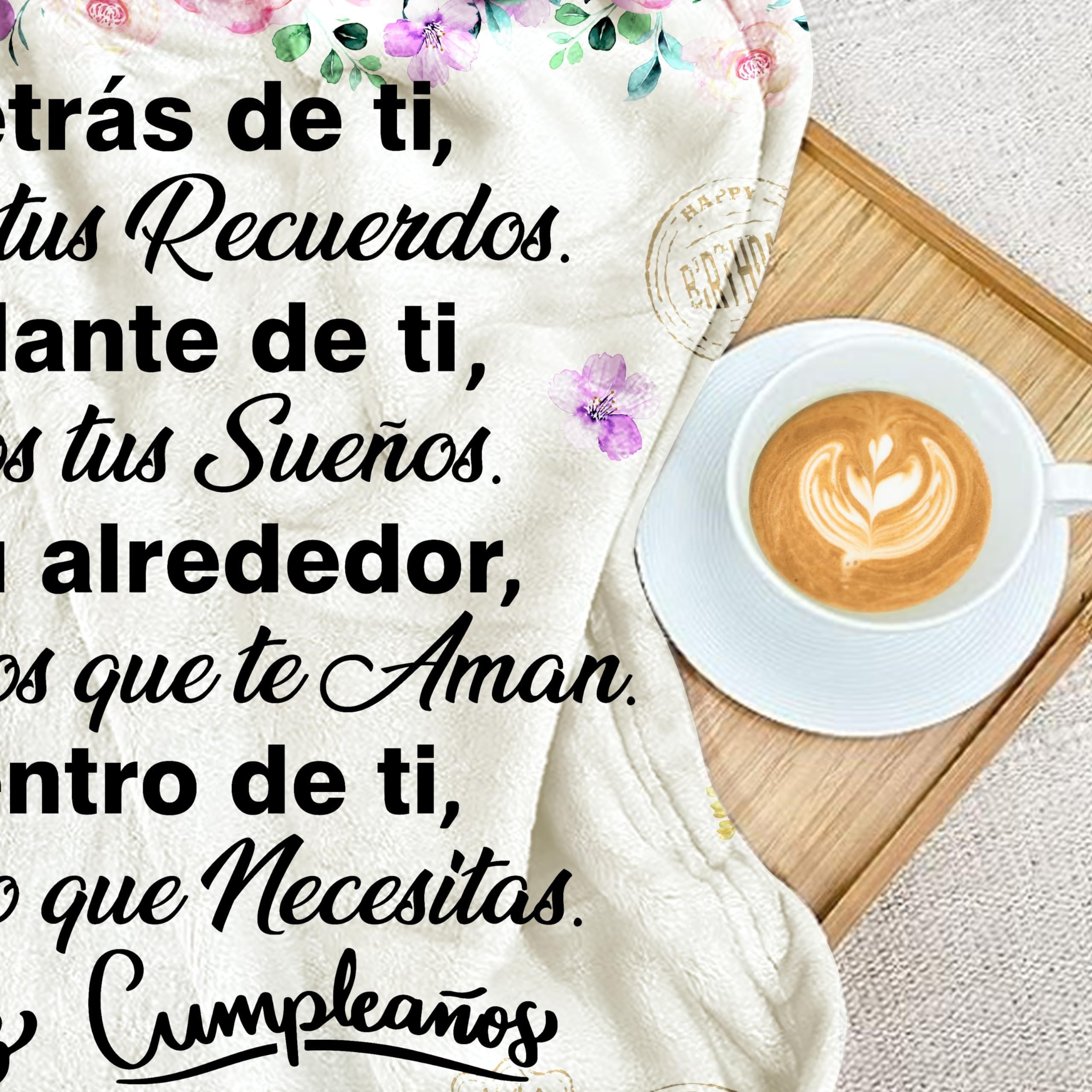 Warm Spanish-Inspired Flannel Throw Blanket for Women Cozy All-Season Gift