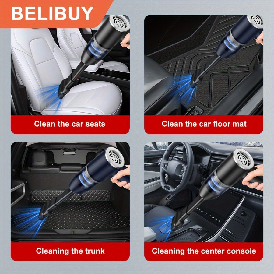 Mini Cordless Car and Home Vacuum Cleaner with Rechargeable Battery
