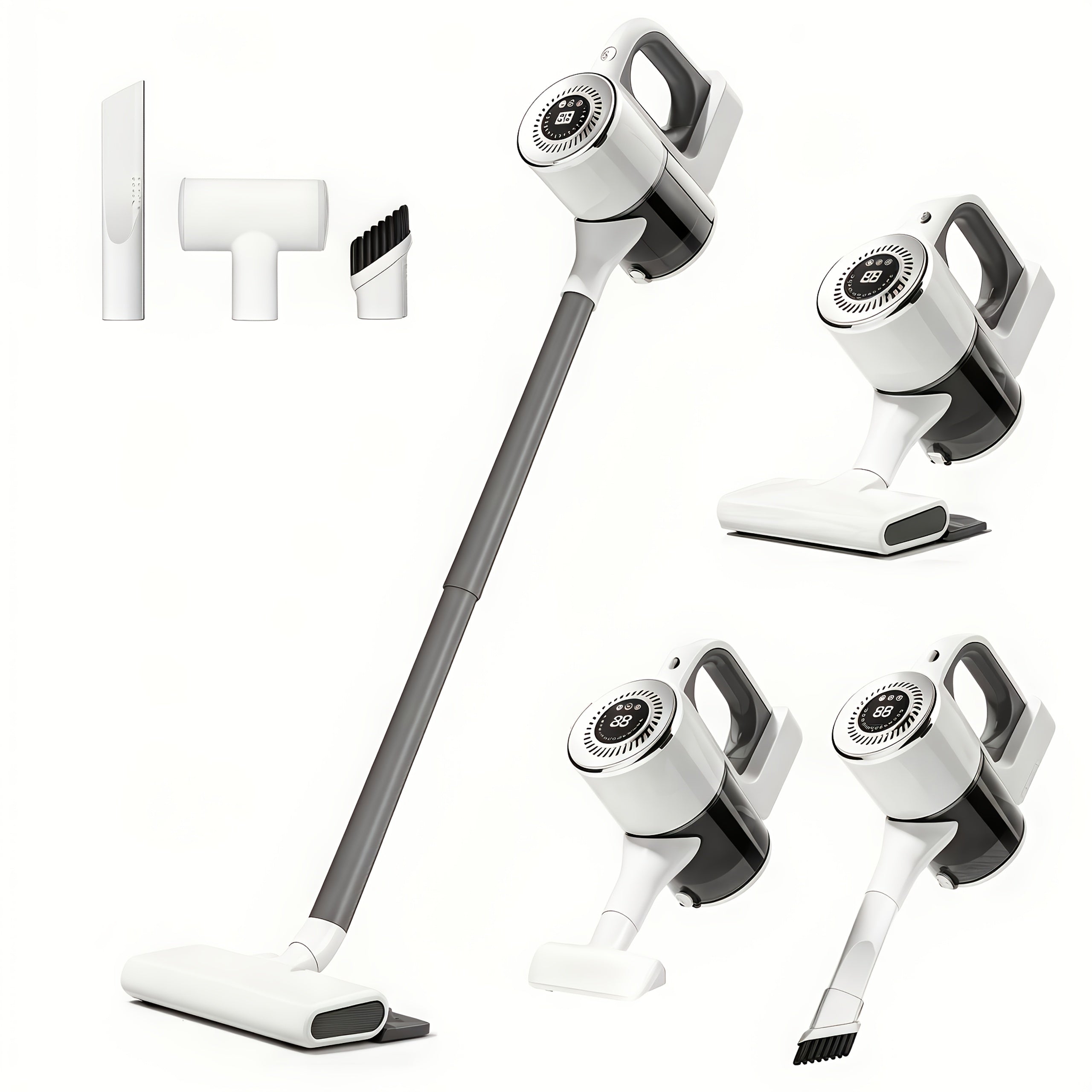 Qayrilmas qo‘l yuvish qurilmasi 7500Pa tutashish USB bilan quvvatlanadigan uy, avtomobil va gilam tozalash uchun