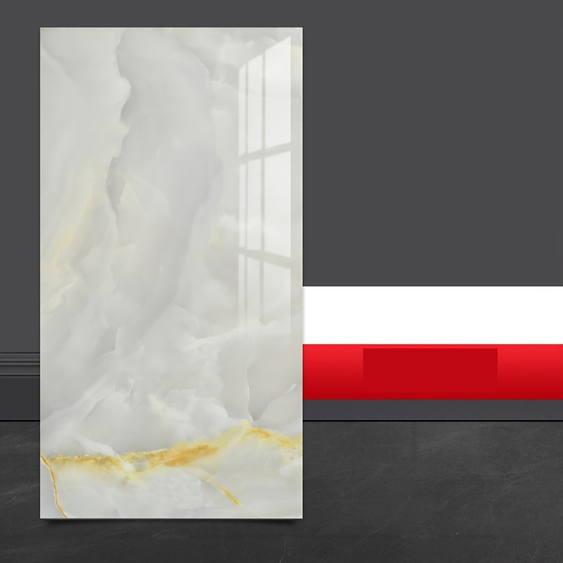 Adhesivos de pared de PVC impermeables, pegatinas autoadhesivas de imitación de azulejos de mármol para cocina y baño