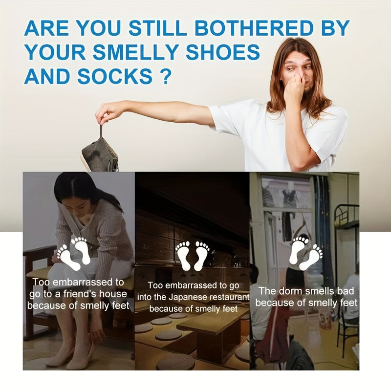 Barcha poyafzallar uchun uniseks poyafzal va paypoq deodorant spreyi yangilovchi