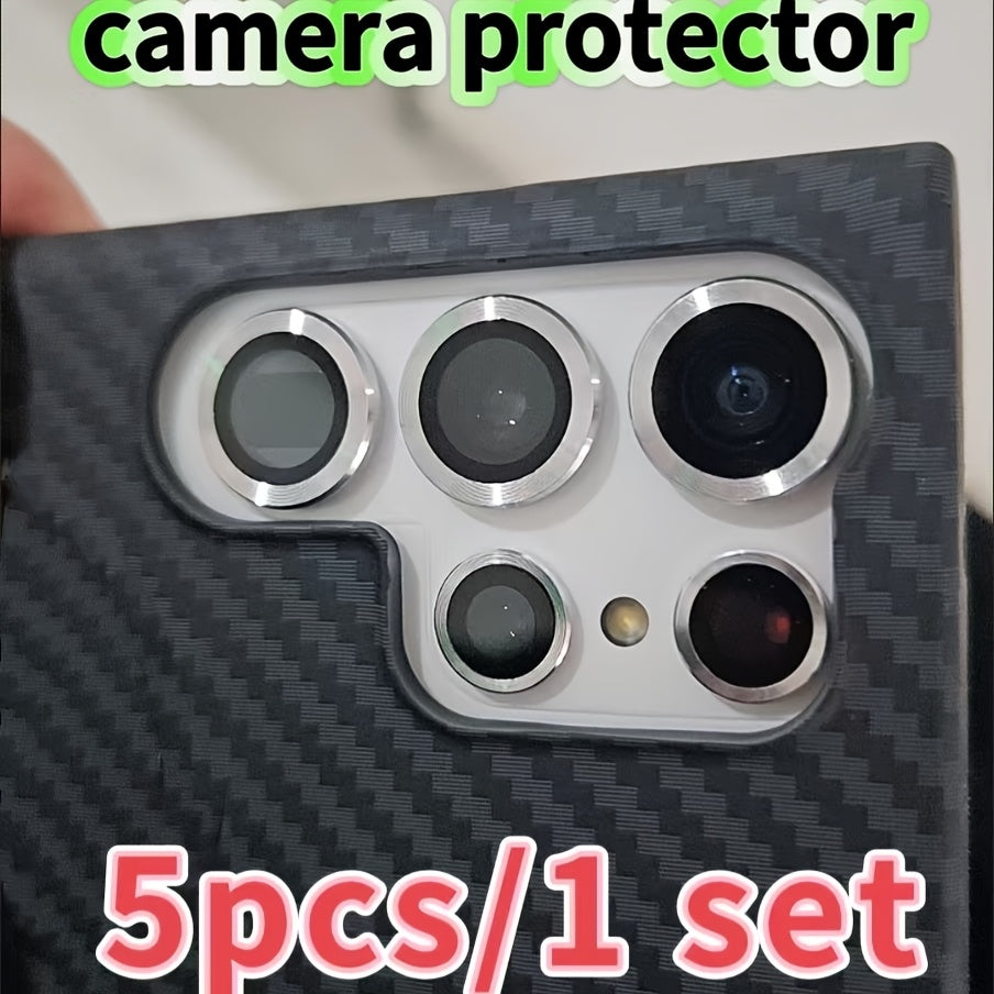 Anillos protectores de lentes de cámara de vidrio para modelos de las series Samsung A y S
