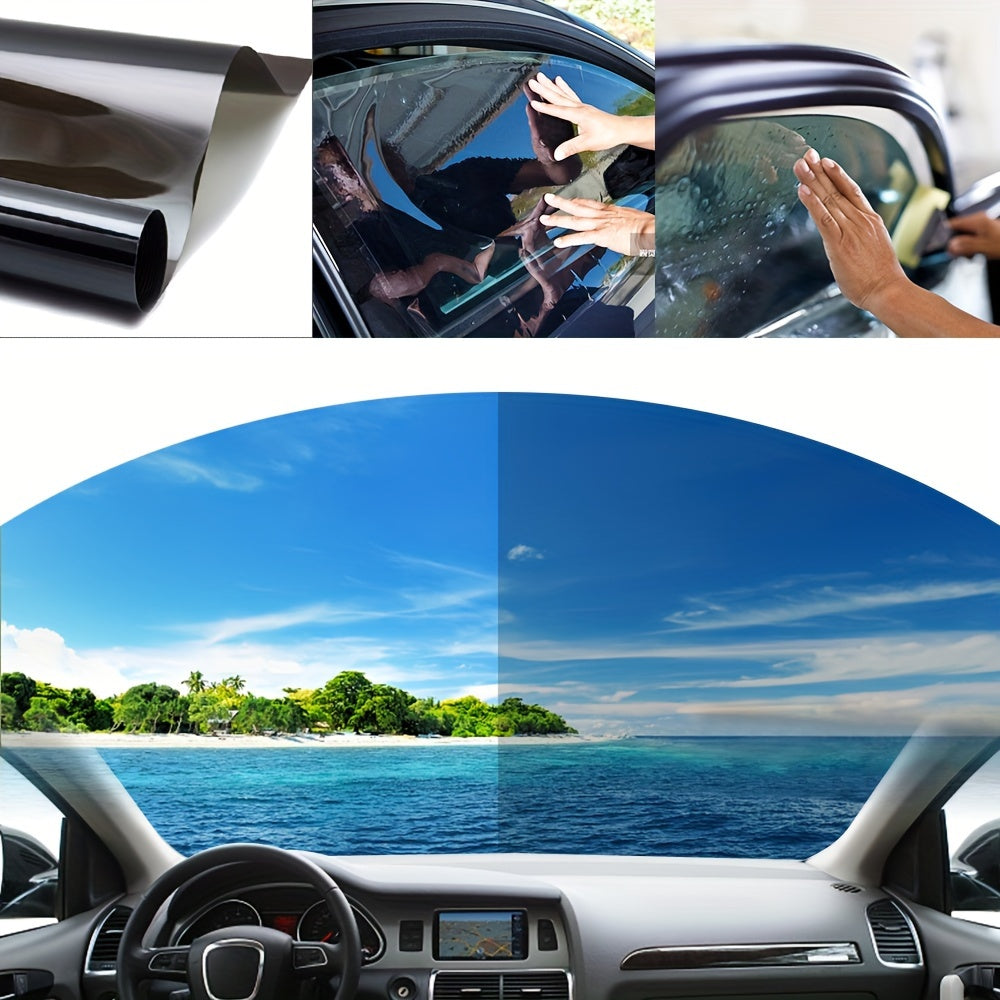 Car Sunshade Film 50x300cm UV-Protection Heat Insulation Window Sticker
