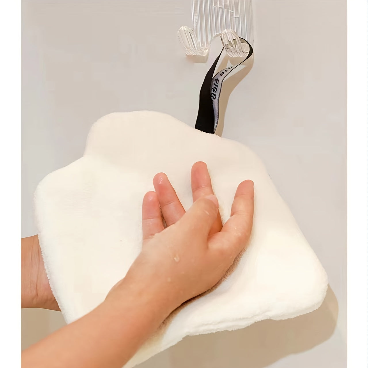 Set of 3 Absorbent Cotton Hand Towels for Home, Kitchen, Bathroom, Travel