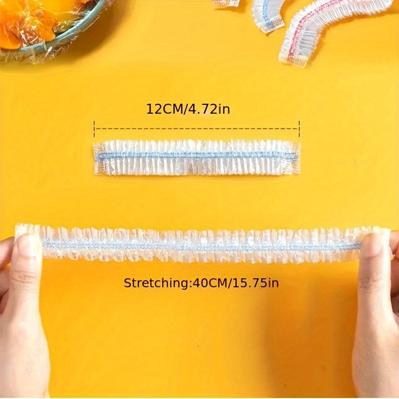 100 dona choʻziladigan oziq-ovqat qoplami, qayta ishlatiladigan elastik idish va plita himoyachilari