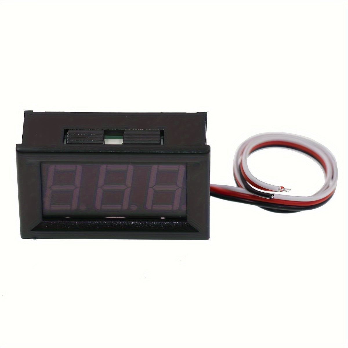 Digital Voltage Meter 4.5-30V LED Display Battery Motor Panel Mount Red Blue Green