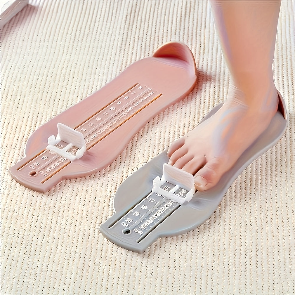 Unisex Plastic Foot Measuring Ruler Ergonomic Shoe Size Tool Colorful