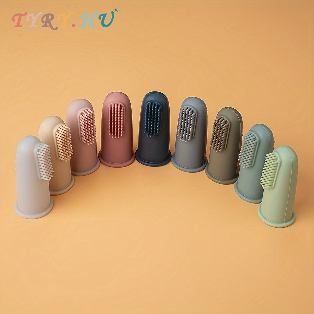 Silicone Kids Toothbrush Set for Youngsters 3 Pack Soft Toothbrushes for Children Ages 3 Plus