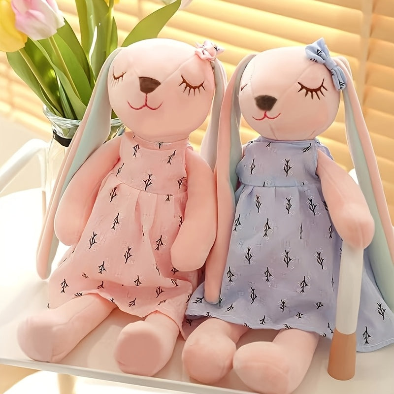 Stuffed Bunny Toy for All Ages Mixed Color Polypropylene Cotton Gift for Kids and Family