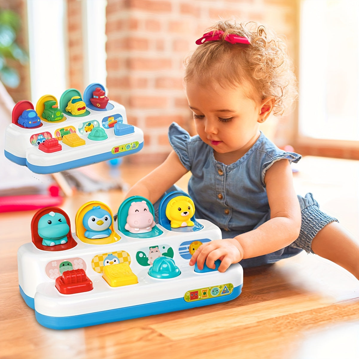 Educational Toy PVC Animal Logic Figure for Memory Training and Early Learning for Toddlers 0-3 Years