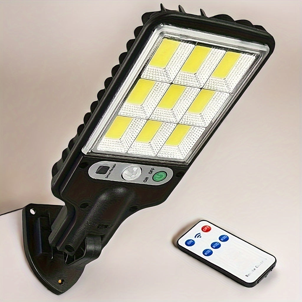 Солнечный датчик движения с контроллером для сада, заднего двора, патио, дорожки