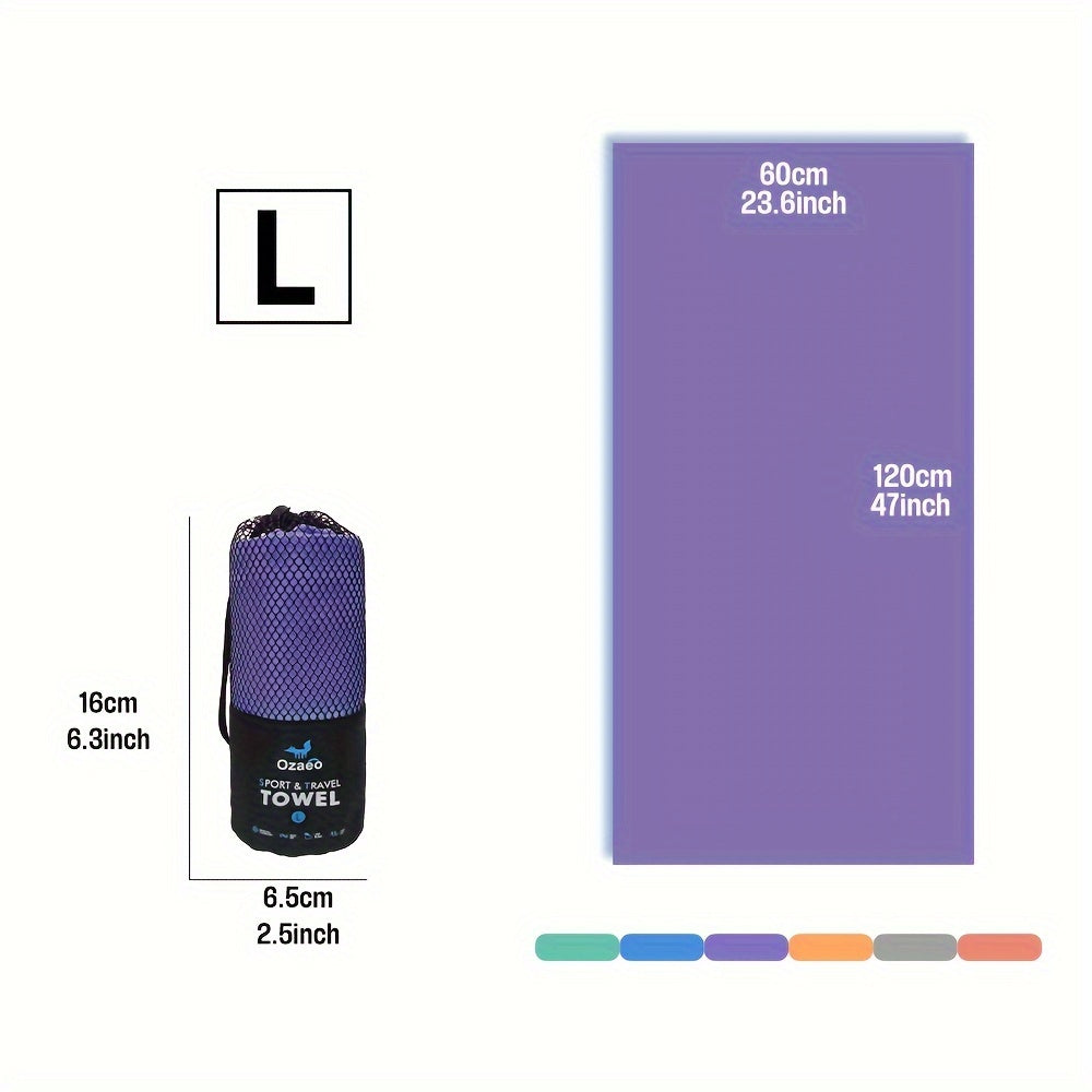 Microfiber Travel Towel Quick Dry Lightweight Sports Beach Hiking Yoga Golf Pickleball