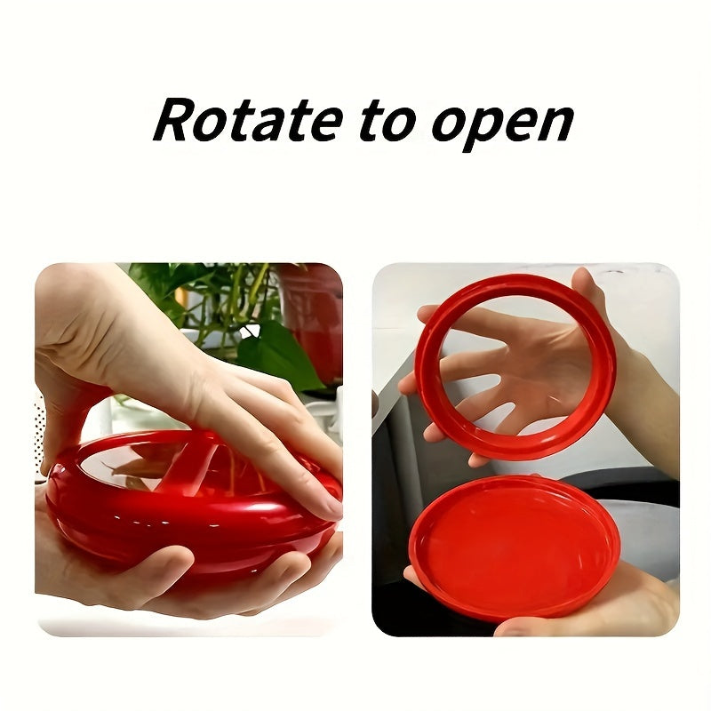 Juego de 4 cajas de silicona para frutas y verduras para el frigorífico reutilizables