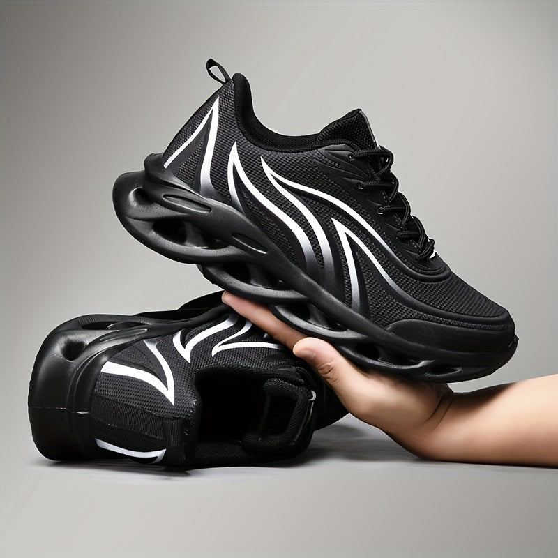 Men's Casual Sneakers All-Season Lace-Up EVA Sole Fabric Upper