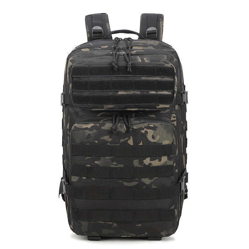 40L Waterproof Sports Backpack with MOLLE System Zipper Closure and Padded Back