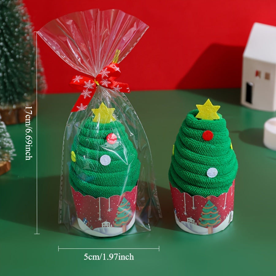 Christmas Snowman Cake Towel Set for Christmas Eve and New Year