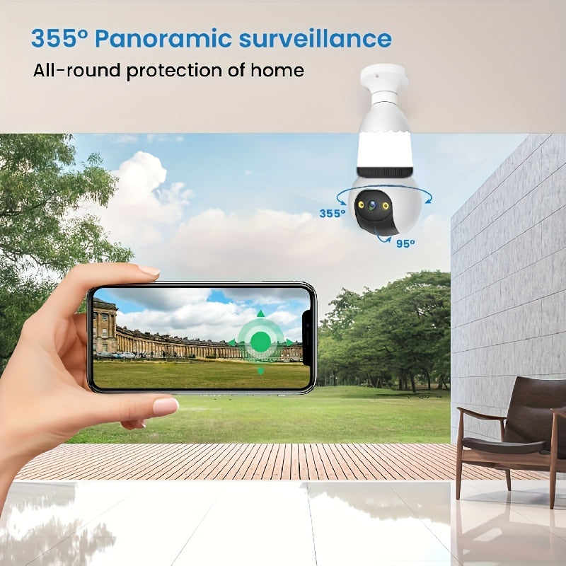 Smart WiFi Camera with Auto-Tracking Night Vision Two-Way Audio 1080P Security